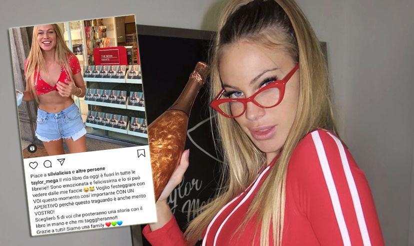 Taylor Mega pubblica un libro, ma nell’annunciarlo fa una serie di errori grammaticali preview