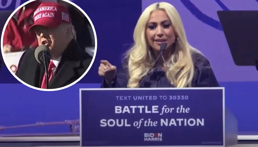 Trump attacca Lady Gaga, ma lei lo asfalta al comizio di Biden: i video article-post