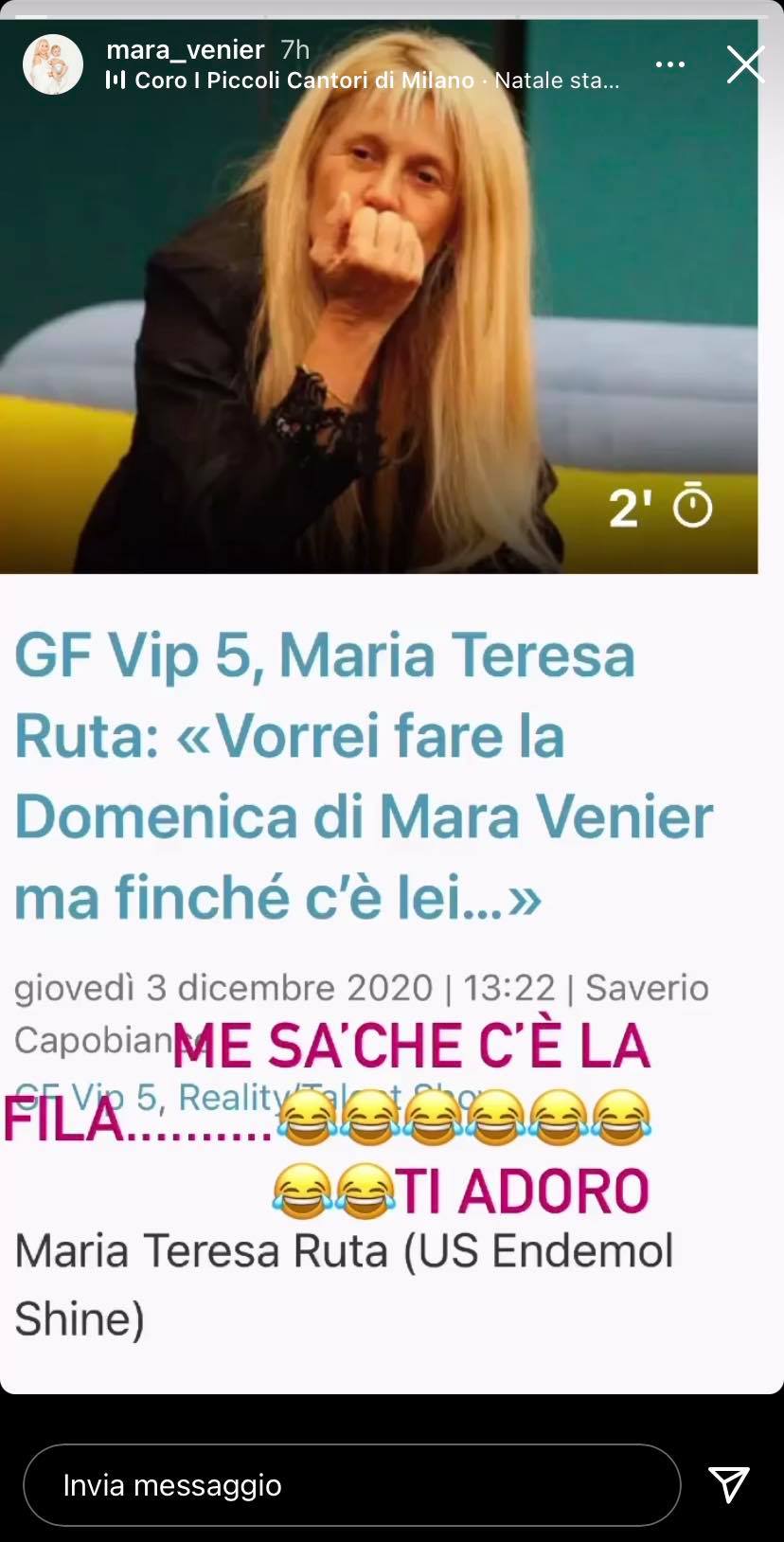 Maria Teresa Ruta Mara Venier