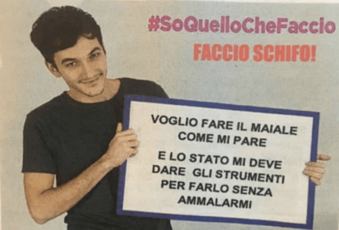 Pietro Turano, la foto modificata e diffamatoria