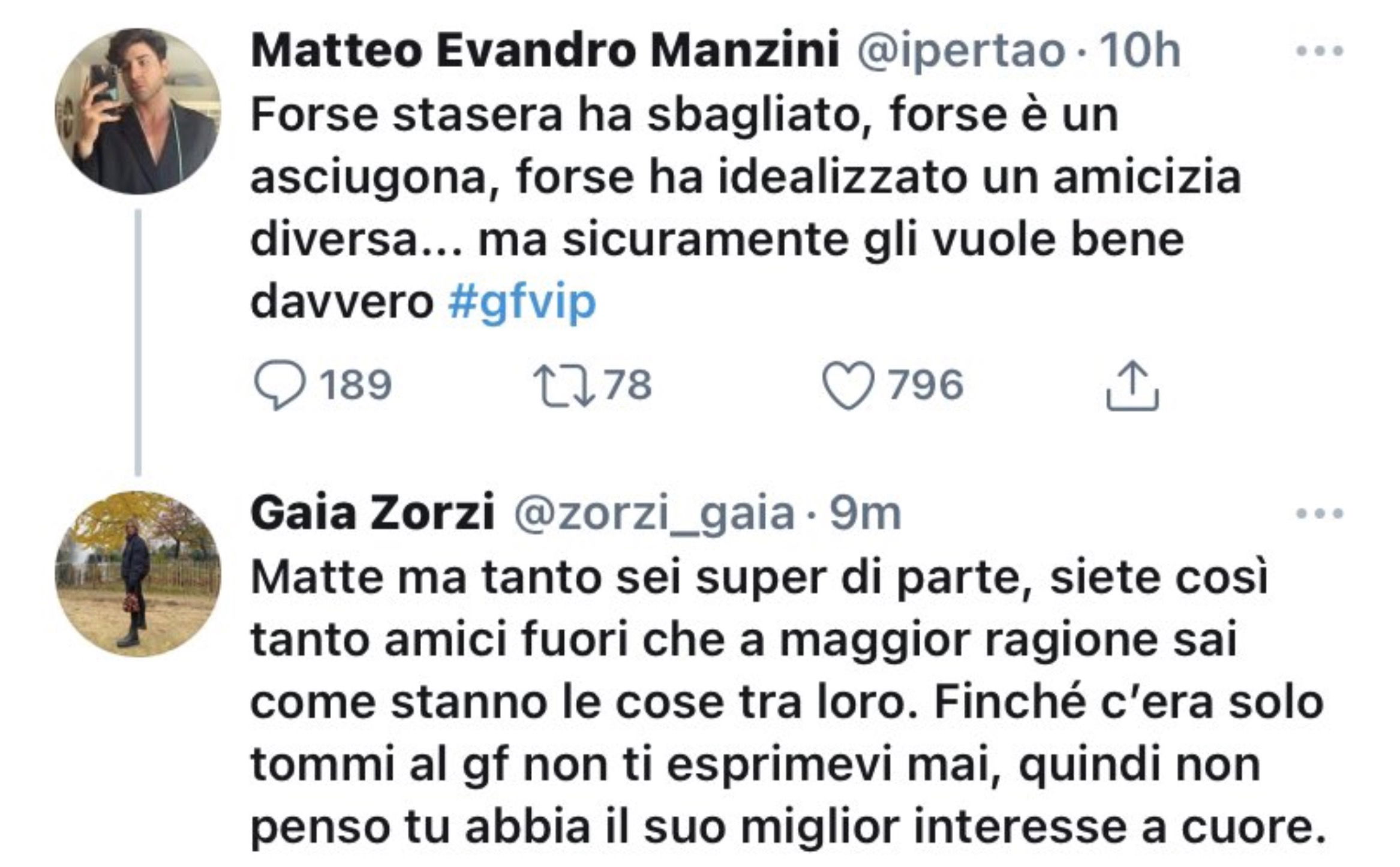 Giulia Salemi La Sorella Di Tommaso Zorzi Parla Del Loro Rapporto Dopo Le Critiche