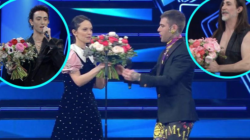 Sanremo, niente fiori per gli uomini: da Arisa alla Michielin, le donne del Festival regalano i bouquet ai colleghi e danno una lezione alla Rai preview