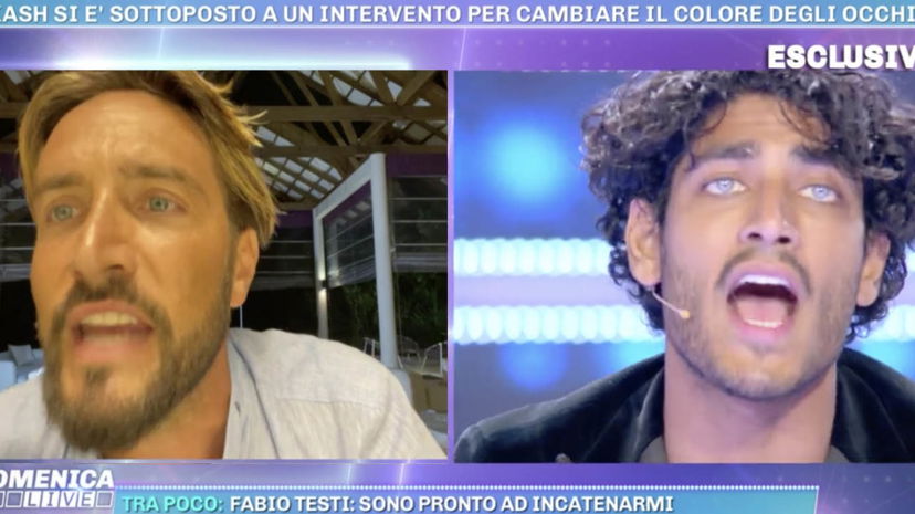Alex Belli e Akash litigano a Domenica Live, l’ex naufrago minaccia di andarsene preview