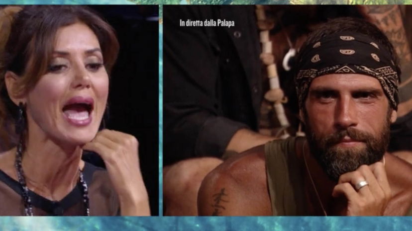 Daniela Martani urla contro Gilles Rocca a L’Isola dei Famosi preview
