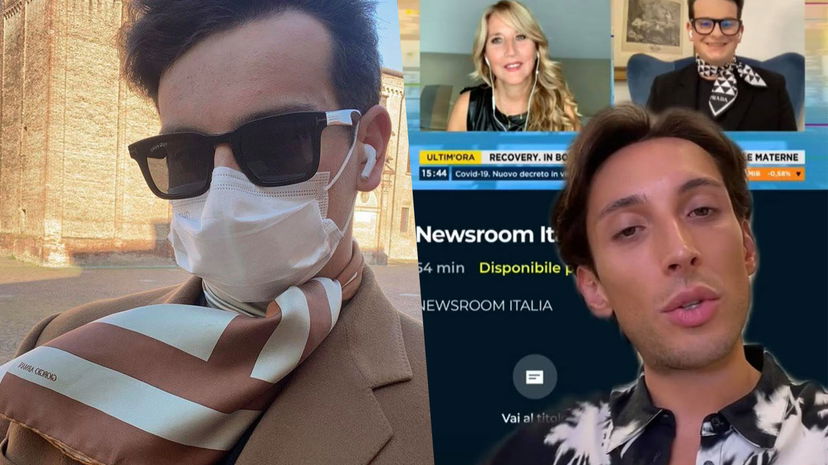 Leonardo Maini Barbieri debutta in Rai per parlare di moda, Giacomo Attanà sbotta preview