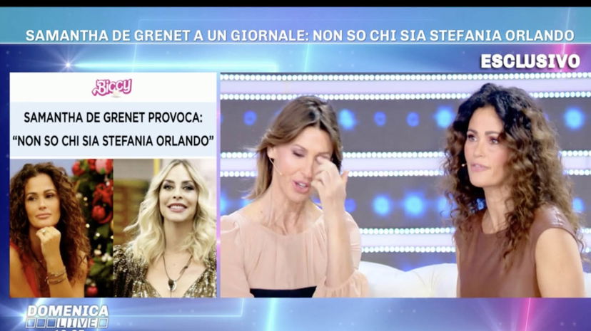 Samantha de Grenet e la verità dietro alla cattiveria su Stefania Orlando preview