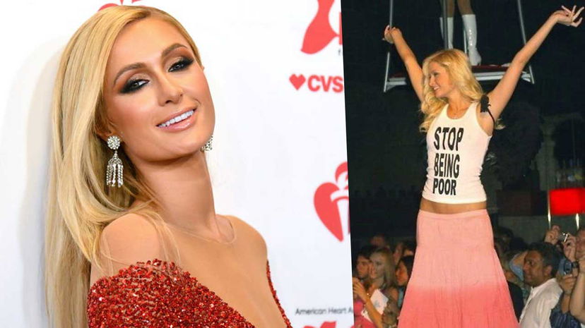 Paris Hilton svela la verità (choc!) sulla maglietta con scritto stop being poor preview