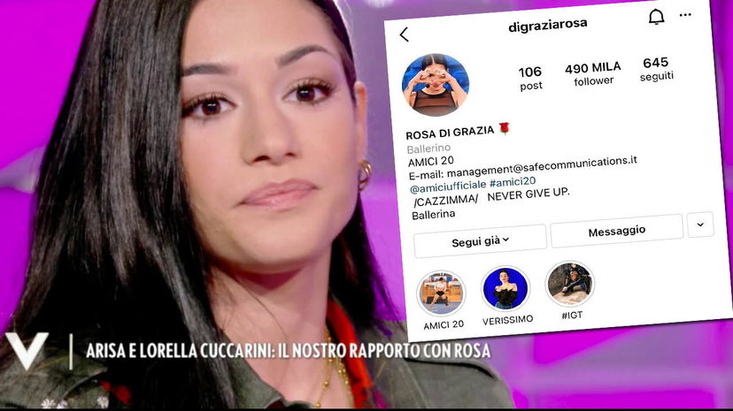 Rosa Di Grazia sparita da Instagram: il perché è tragicomico preview