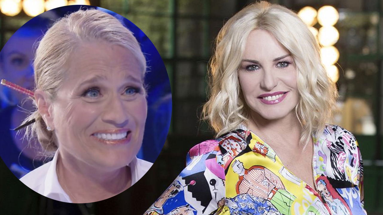 Antonella Clerici parla e Heather Parisi risponde