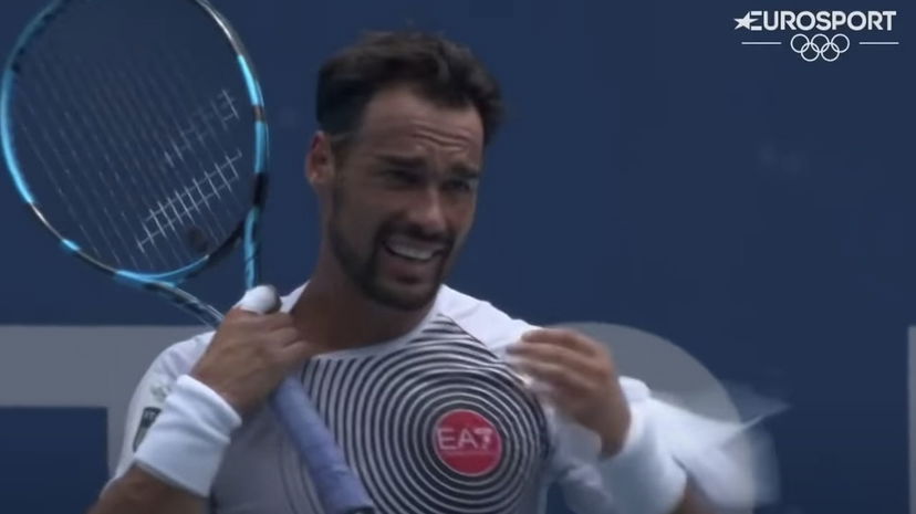 Fabio Fognini travolto dalla polemica per aver urlato termini omofobi alle Olimpiadi article-post