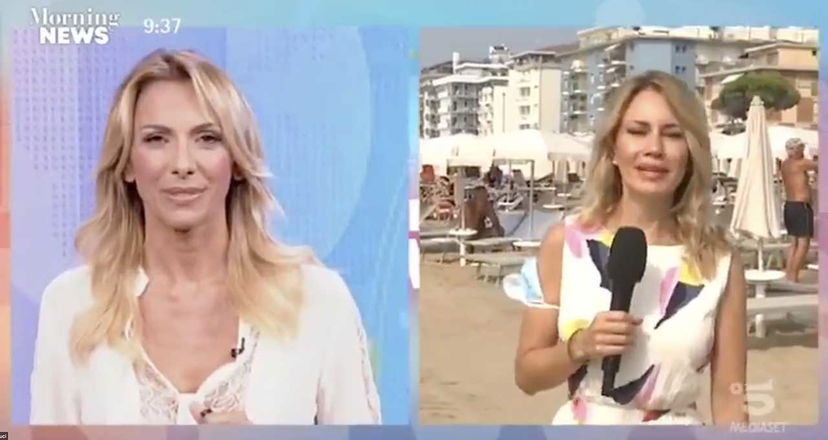 L’inviata della d’Urso a Morning News fa una gaffe e viene ripresa dalla conduttrice preview