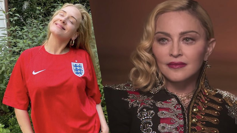 Madonna festeggia la vittoria dell’Italia, Adele ringrazia la squadra inglese preview