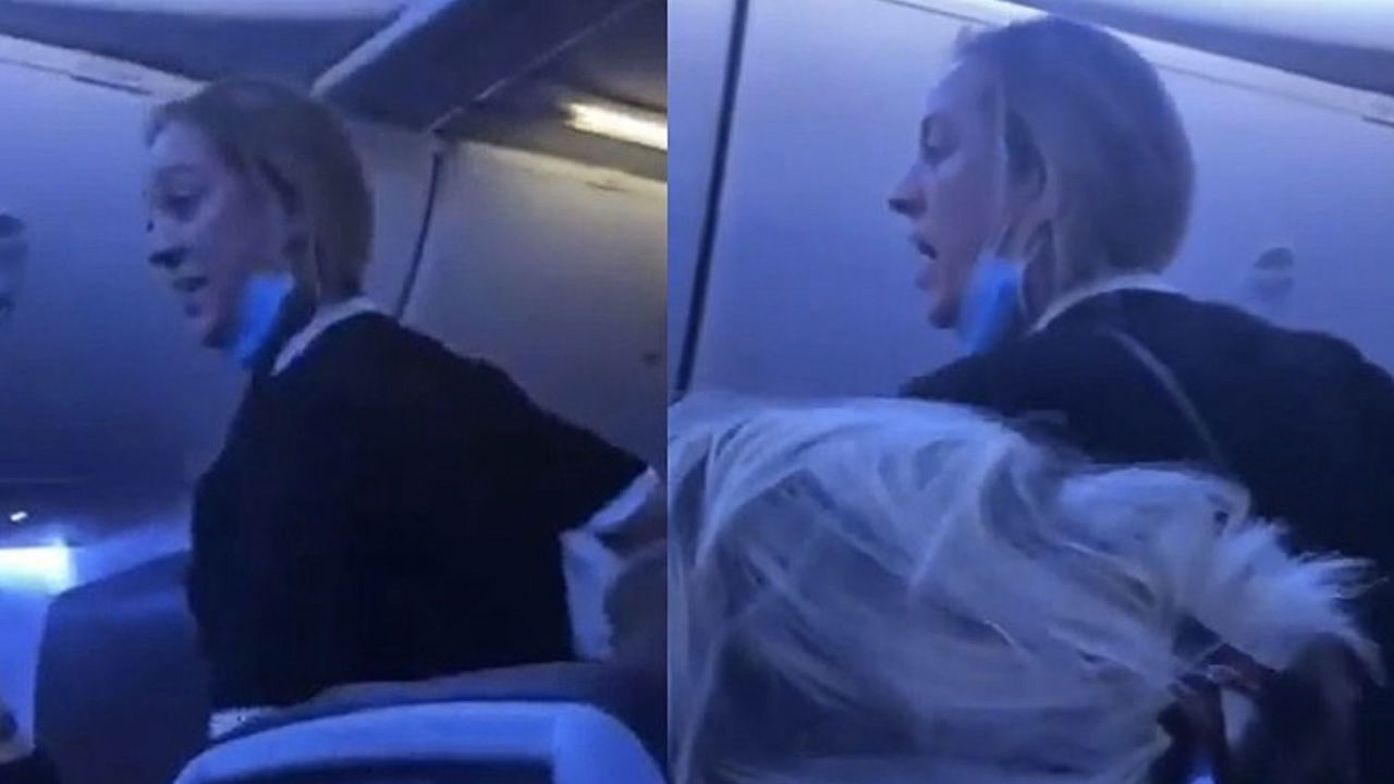 Omofoba cacciata via da un aereo