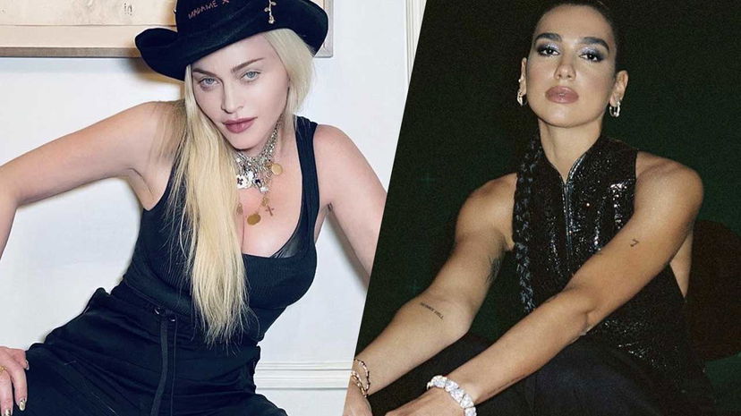 Madonna e Dua Lipa contro un rapper americano preview