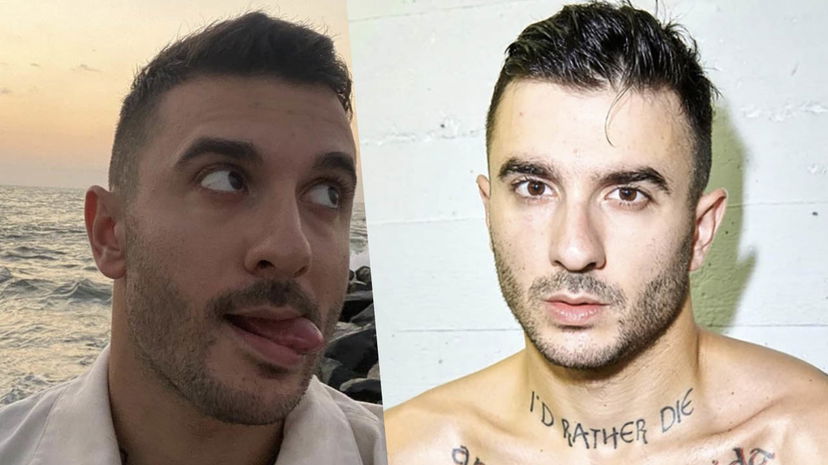 Junior Cally parla della sua dipendenza dai rapporti intimi e nel nuovo video va a letto con un uomo e lo bacia preview