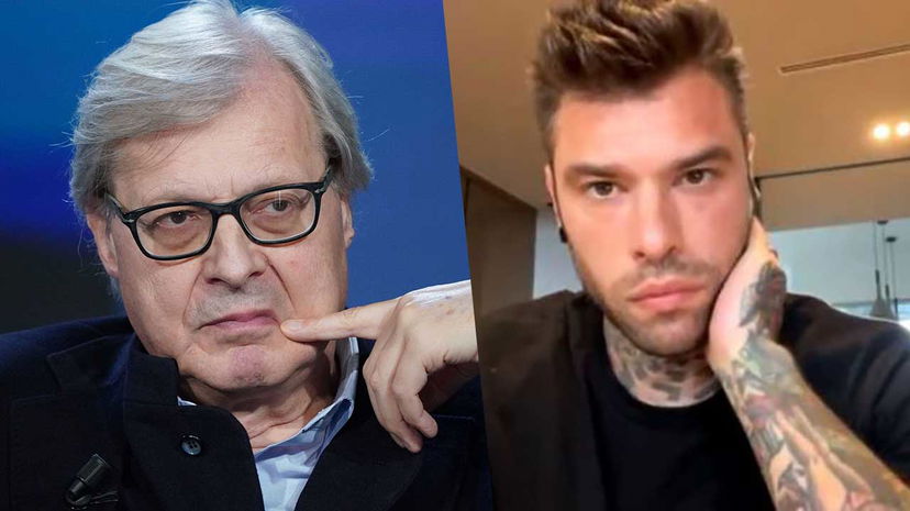 Vittorio Sgarbi offende dal niente Fedez, che gli risponde piccato preview