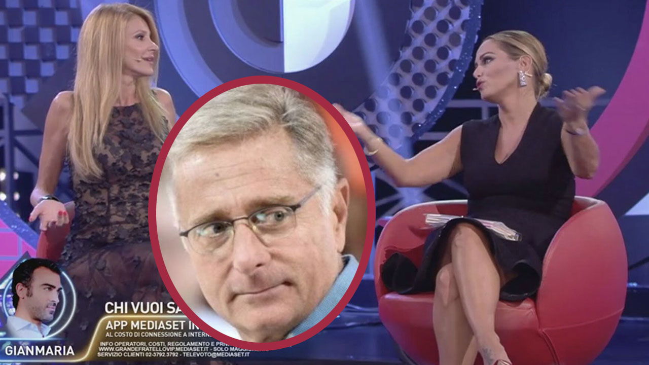 Paolo Bonolis sulla lite tra la moglie e Adriana