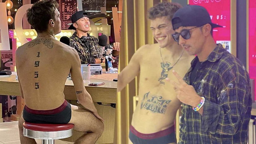 Blanco resta in mutande durante un’intervista e svela che rapporti ha col suo corpo preview