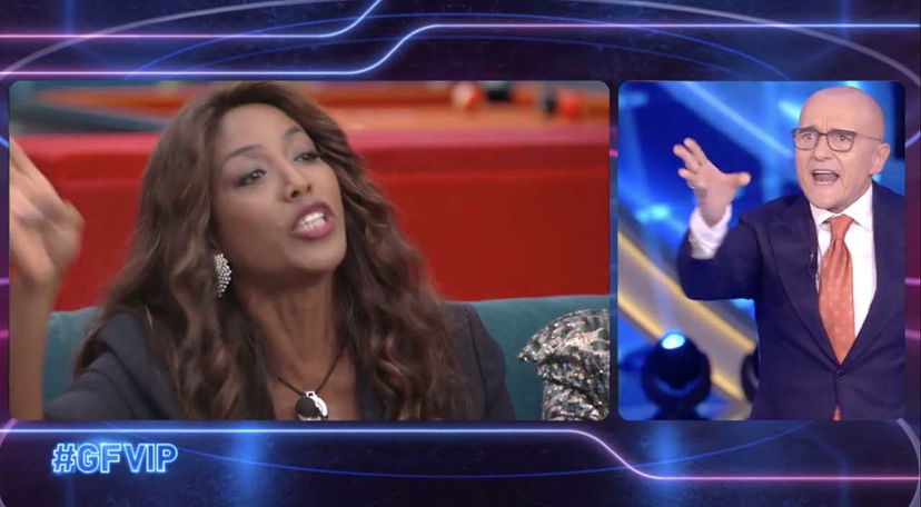 Alfonso Signorini, caos al GF Vip: chiude il collegamento con la Casa e grida contro Ainett Stephens preview