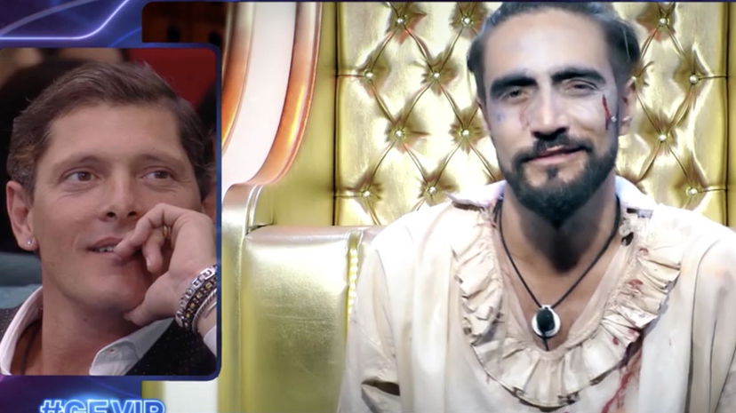 Aldo Montano scopre quello che dice Alex Belli alle sue spalle: “Stai recitando, hai bevuto troppo vino” preview