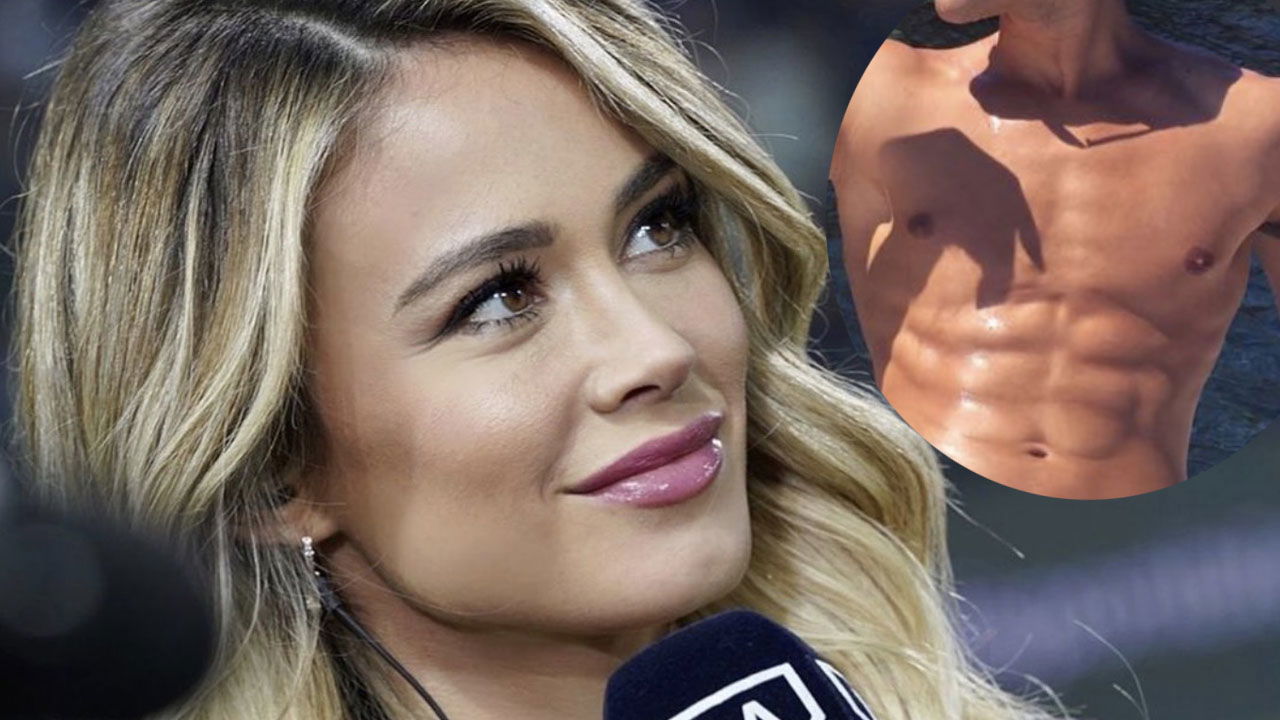 Diletta Leotta esce con un bel modello, Fabio