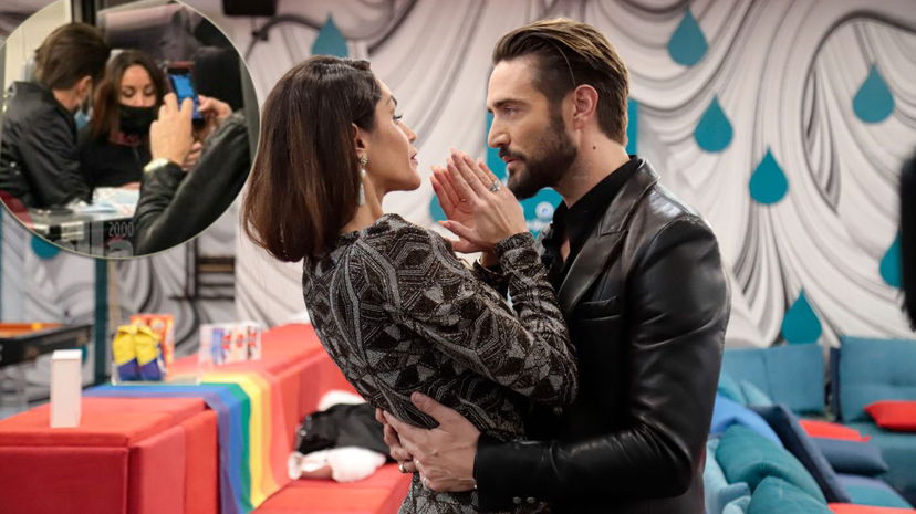 Alex e Delia litigano in treno credendo di non essere visti, lei gli lancia la fede preview