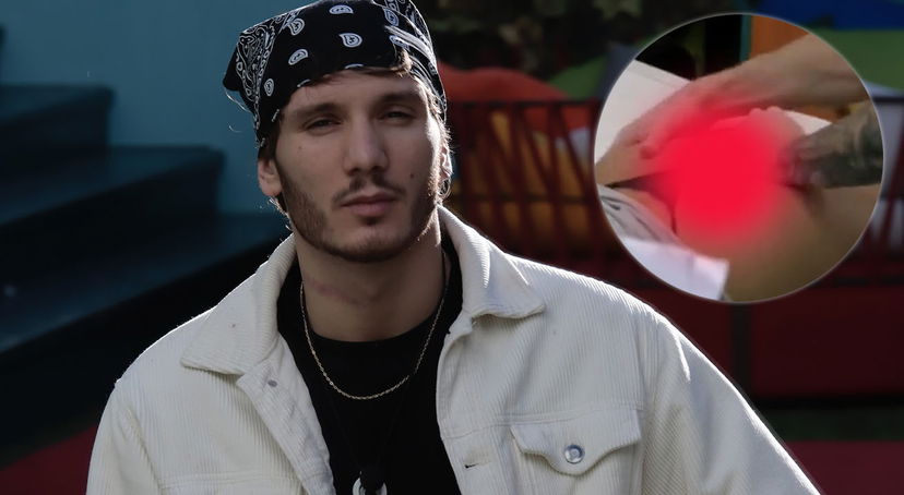 Manuel Bortuzzo fa un massaggio altruistico a Lulù Selassié preview