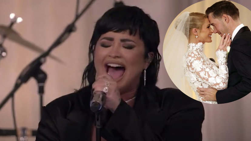 Demi Lovato canta I Will Always Love You al matrimonio di Paris Hilton preview