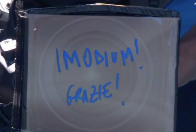 Imodium grazie! Berrettini ringrazia il farmaco contro la diarrea