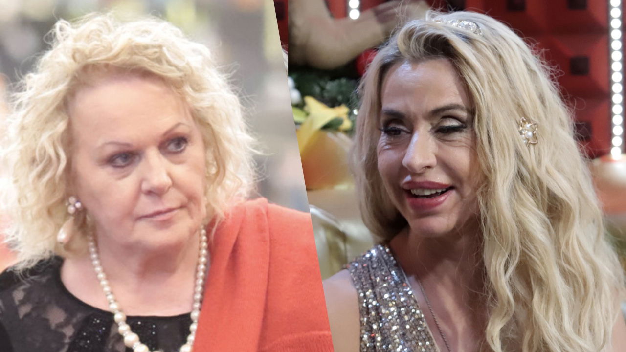 Valeria Marini cerca di proteggere Katia
