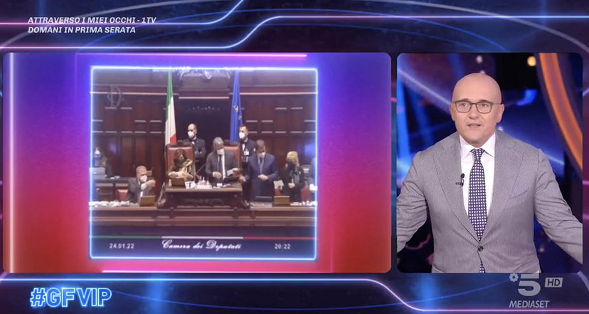 Quirinale, spunta il nome di Alfonso Signorini: lui commenta in diretta preview