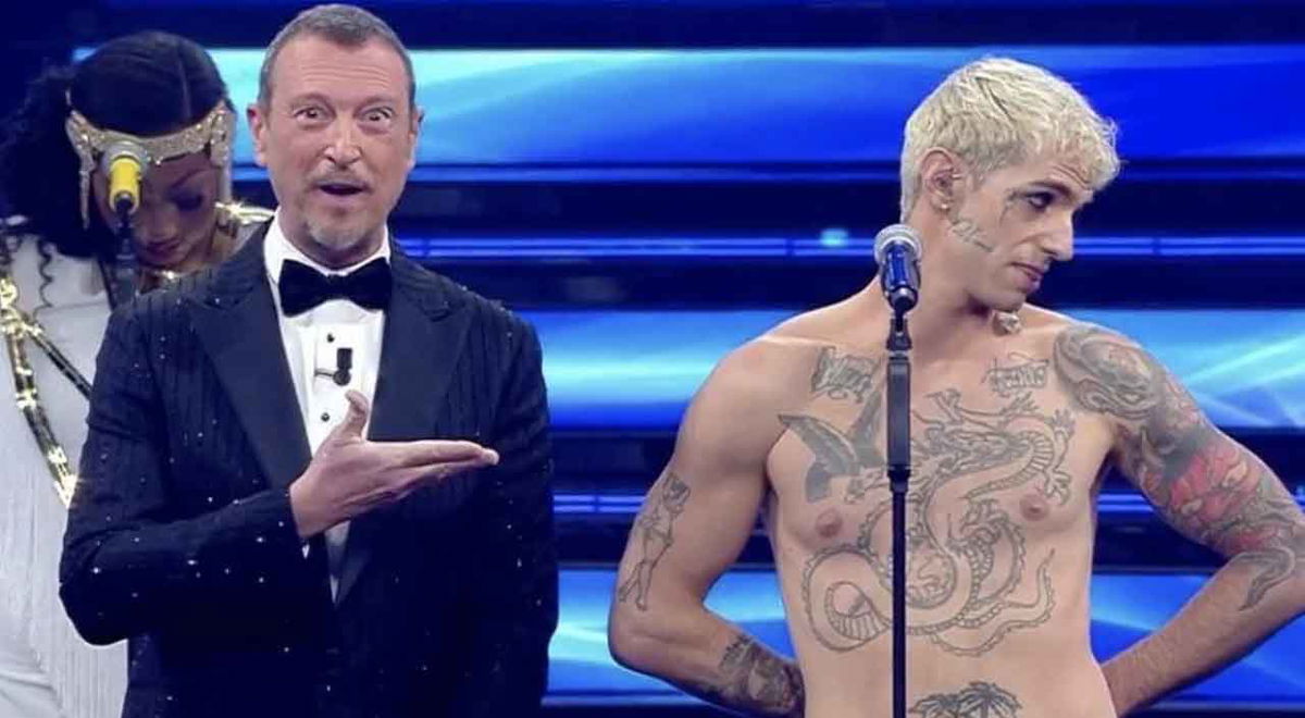 Achille Lauro fa arrabbiare il Vaticano, Amadeus risponde article-post