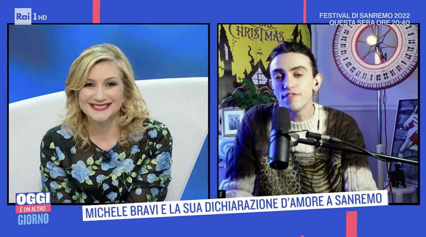 Serena Bortone e Michele Bravi, cala il gelo per una domanda delicata preview
