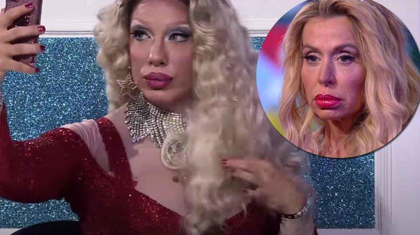 Valeria Marini risponde alla sua imitazione vista a Drag Race Italia preview