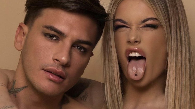 Sophie e Basciano pubblicano una foto che Instagram censura “viola le regole” preview