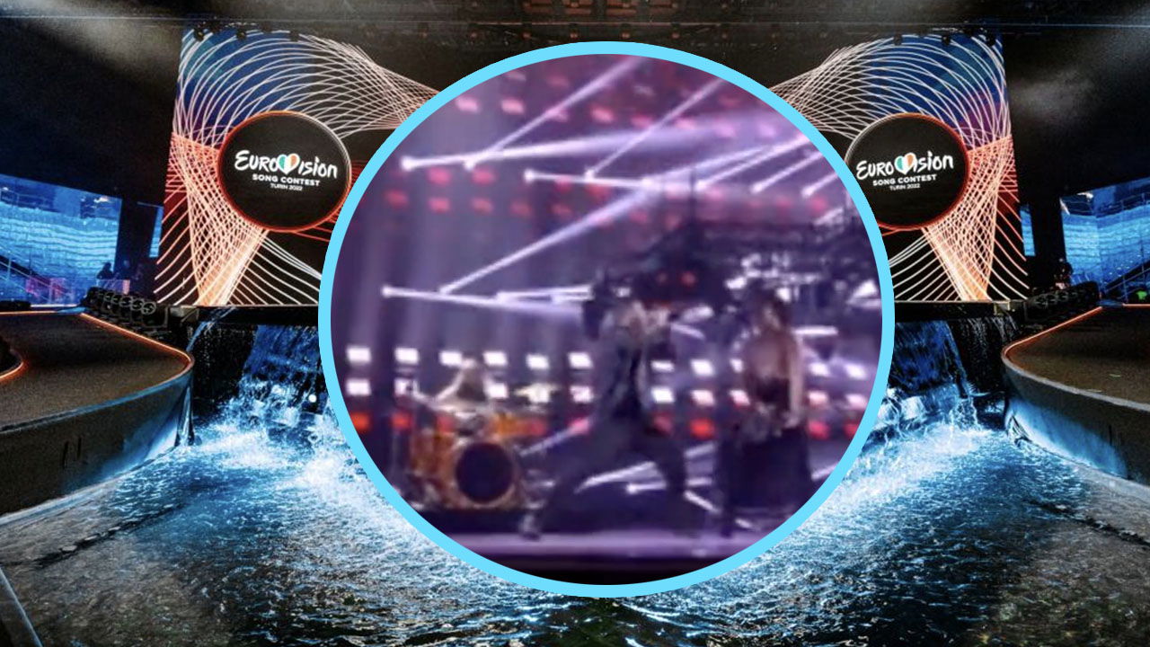 Controfigure dei Maneskin alle prove dell'Eurovision