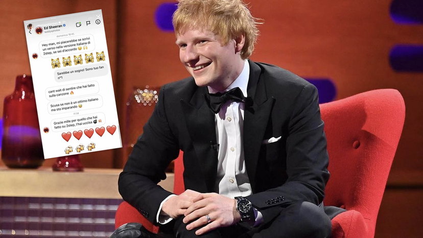 Ed Sheeran scrive in italiano a Ultimo: la loro chat su Instagram preview
