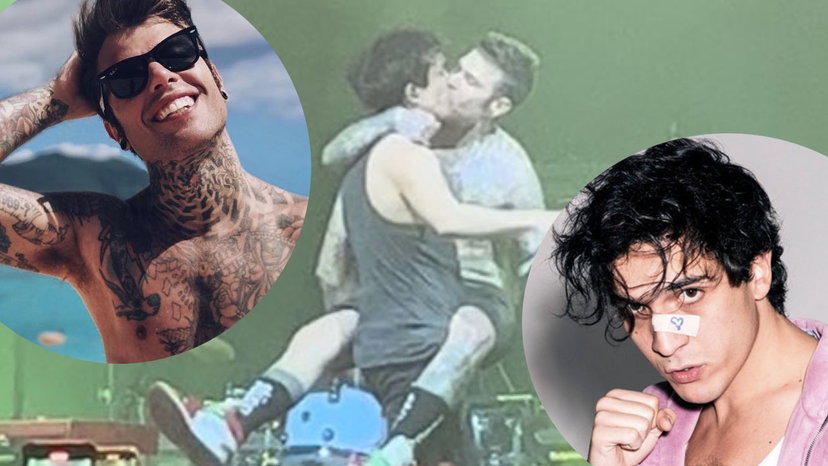 Tananai, Fedez lo bacia in bocca: “Sono innamorato!” preview