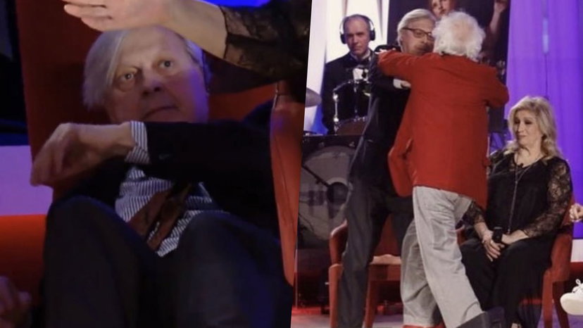 Vittorio Sgarbi finisce a terra: video della rissa con Mughini al Costanzo Show preview