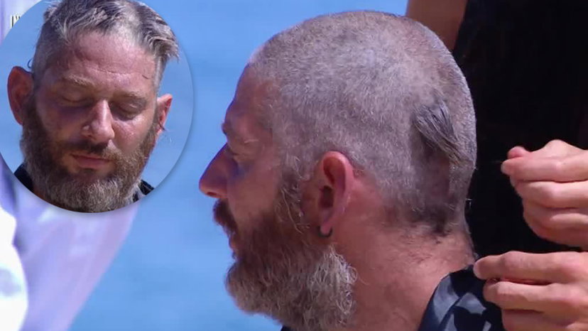 Edoardo Tavassi si rasa la testa e la scena turba sua nipote che piange davanti la tv preview