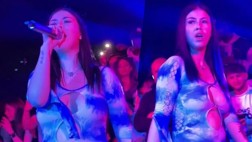 Anna Pepe (come Elettra Lamborghini) insultata durante un djset sbrocca contro il ragazzo preview