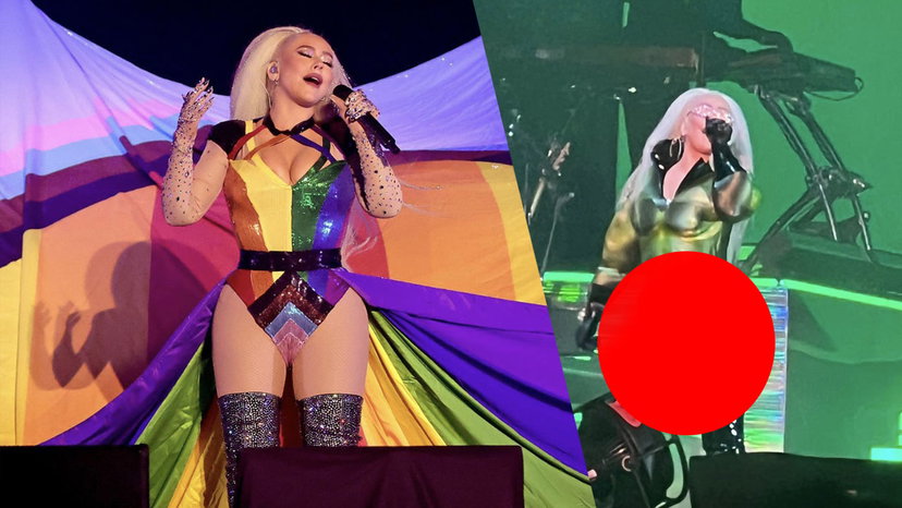 Christina Aguilera al Pride con un abito molto, molto particolare preview