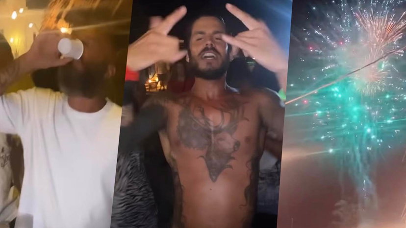 Alcol e fuochi d’artificio: i video privati della festa dei finalisti de L’Isola dei Famosi preview