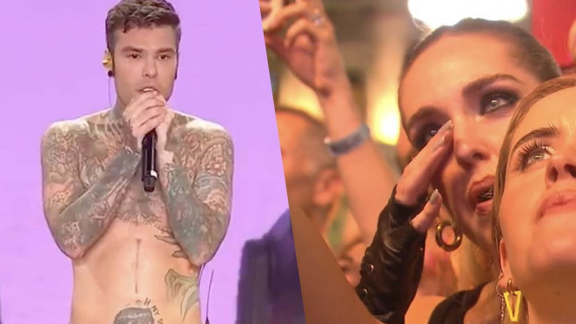 Chiara Ferragni piange per le parole di Fedez durante il concerto Love Mi preview