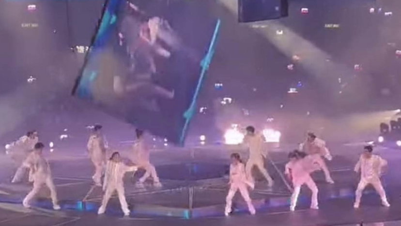 Maxischermo crolla sui cantanti durante un concerto, uno è in terapia intensiva preview