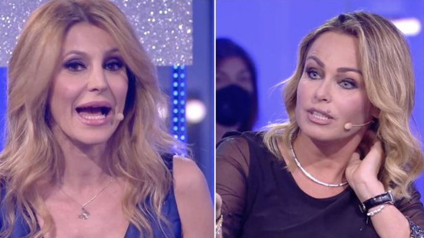 Adriana Volpe durante la prima puntata del GF Vip punge Sonia Bruganelli preview