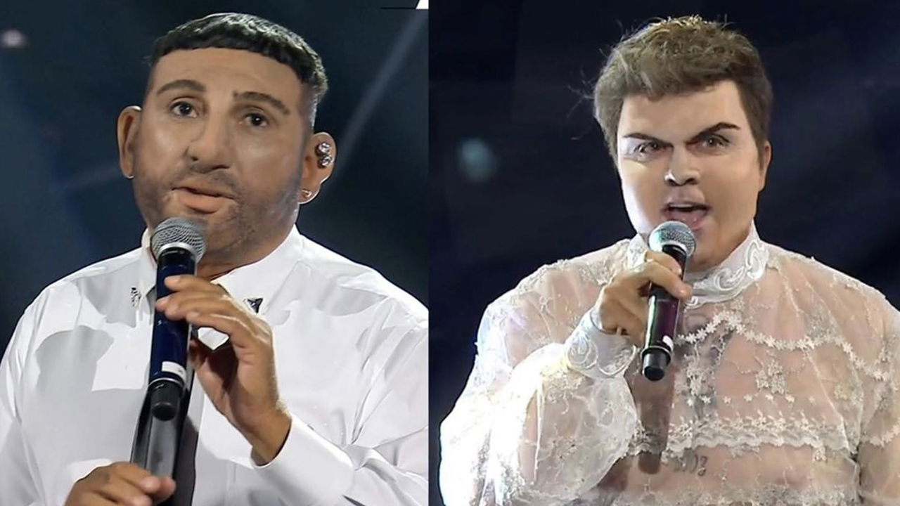 Francesco Paolantoni e Gabriele Cirilli sono Mahmood e Blanco