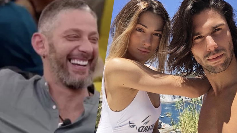 Edoardo Tavassi fa i complimenti a Soleil davanti a Luca Onestini, che commenta in maniera strana preview