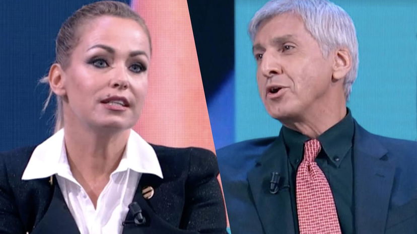 Sonia Bruganelli battibecca con Riccardo Bocca a TvTalk preview