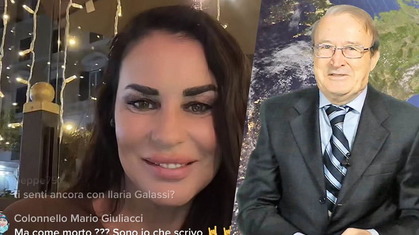 Antonella Mosetti crede che Giuliacci sia morto, ma lui le risponde in diretta preview